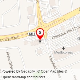 Flame Grill on Chesmar Plaza, Newark Delaware - location map