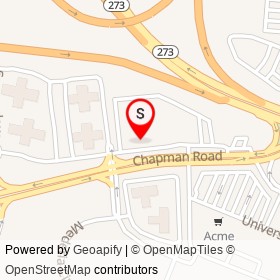 Ramada Newark/Wilmington on Chapman Road, Newark Delaware - location map
