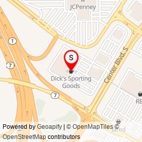 Dick's Sporting Goods on Road A,  Delaware - location map