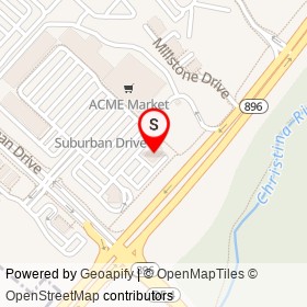Applebee's on Suburban Drive, Newark Delaware - location map