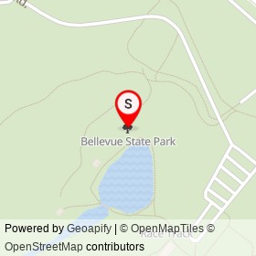 Bellevue State Park on , Bellefonte Delaware - location map