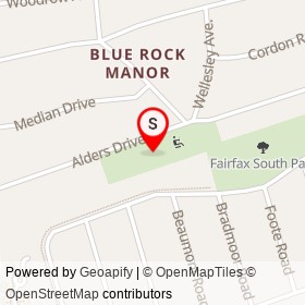 Blue Rock Manor Park on ,  Delaware - location map