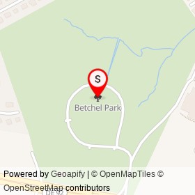 Betchel Park on ,  Delaware - location map