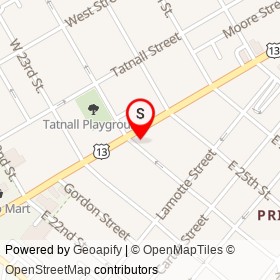 City Market Deli & Grocery on East 24th Street, Wilmington Delaware - location map