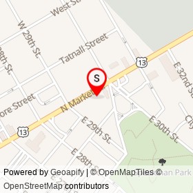 China Wok on North Market Street, Wilmington Delaware - location map