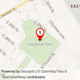 Speakman Park on , Wilmington Delaware - location map