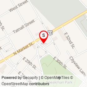 Star Pizza on East 30th Street, Wilmington Delaware - location map