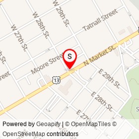 Kitchen Express on West 28th Street, Wilmington Delaware - location map