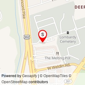 Lombardy Hall on Concord Pike, Wilmington Delaware - location map