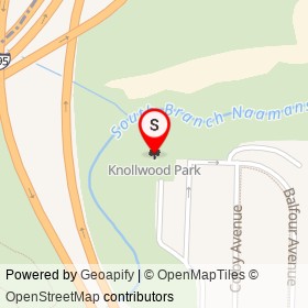 Knollwood Park on ,  Delaware - location map