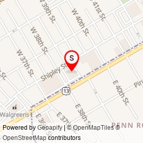 Rite Aid on Shipley Street, Wilmington Delaware - location map