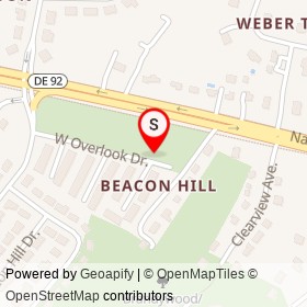 Beacon Hill on ,  Delaware - location map