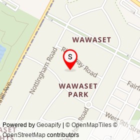Wawaset Park Historic District on , Wilmington Delaware - location map