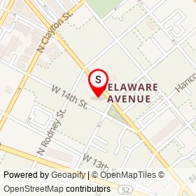 Delaware Avenue Historic District on , Wilmington Delaware - location map