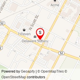 Sunoco on Pennsylvania Avenue, Wilmington Delaware - location map