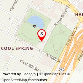 Cool Spring Park Historic District on , Wilmington Delaware - location map