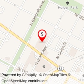 Diver Chevrolet on Pennsylvania Avenue, Wilmington Delaware - location map