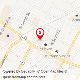 Grotto Pizza on Pennsylvania Avenue, Wilmington Delaware - location map