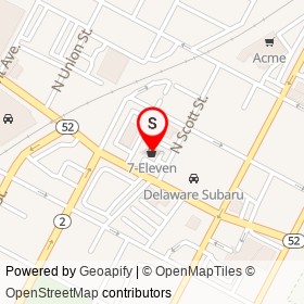7-Eleven on Pennsylvania Avenue, Wilmington Delaware - location map