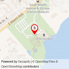 Vizcaya Museum and Gardens on , Miami Florida - location map