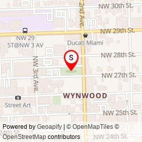 Wynwood on , Miami Florida - location map