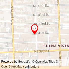 Warby Parker on Northeast 41st Street, Miami Florida - location map