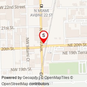 Kush Wynwood on North Miami Avenue, Miami Florida - location map