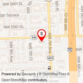 AutoZone on Northwest 54th Street, Miami Florida - location map