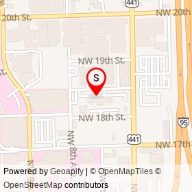 Claude Pepper on Northwest 18th Terrace, Miami Florida - location map