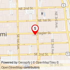 Olympia Theater at Gusman Center on East Flagler Street, Miami Florida - location map