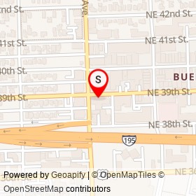 SAMPLE SALE EVENTS X 260 on Northeast 39th Street, Miami Florida - location map