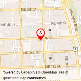 7-Eleven on Northeast 3rd Street, Miami Florida - location map