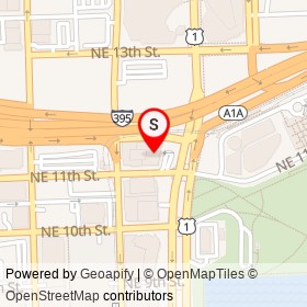The Gabriel Miami Downtown, Curio Collection by Hilton on Biscayne Boulevard, Miami Florida - location map