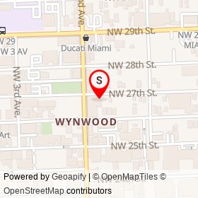 Dot Fiftyone Gallery on Northwest 27th Street, Miami Florida - location map