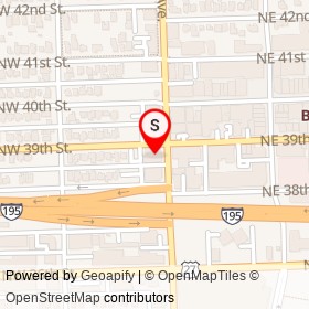 Locust Projects on North Miami Avenue, Miami Florida - location map