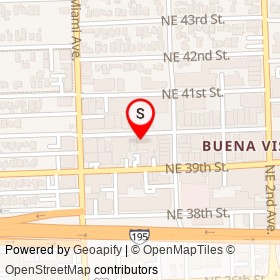 MORA STUDIO on Northeast 40th Street, Miami Florida - location map