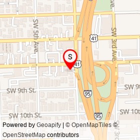 Papa John's on Southwest 8th Street, Miami Florida - location map
