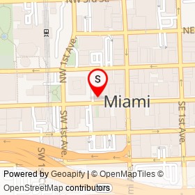 Jimmy John's on West Flagler Street, Miami Florida - location map