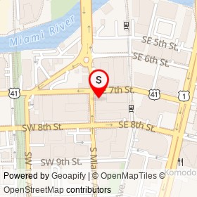 Brickell City Centre on South Miami Avenue, Miami Florida - location map