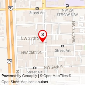 Love Life Café on Northwest 5th Avenue, Miami Florida - location map