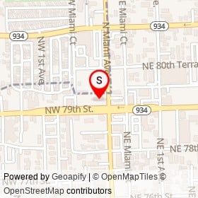 BP on Northwest 79th Street, Miami Florida - location map