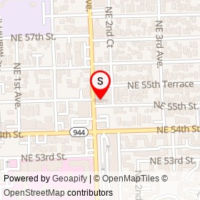 Churchill's Pub on Northeast 2nd Avenue, Miami Florida - location map