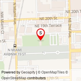 Biscayne Park (historical) on , Miami Florida - location map