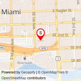 Total Bank on Southeast 2nd Street, Miami Florida - location map