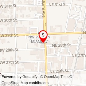 Fireman Derek's World Famous Pies on North Miami Avenue, Miami Florida - location map