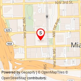 HistoryMiami Museum on West Flagler Street, Miami Florida - location map