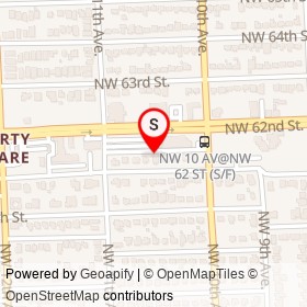 Miami North Police Station on Northwest 61st Street, Miami Florida - location map