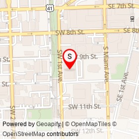 Publix on Southwest 1st Avenue, Miami Florida - location map