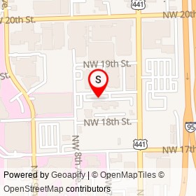 Claude Pepper on Northwest 18th Terrace, Miami Florida - location map