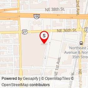 Marshalls on North Miami Avenue, Miami Florida - location map